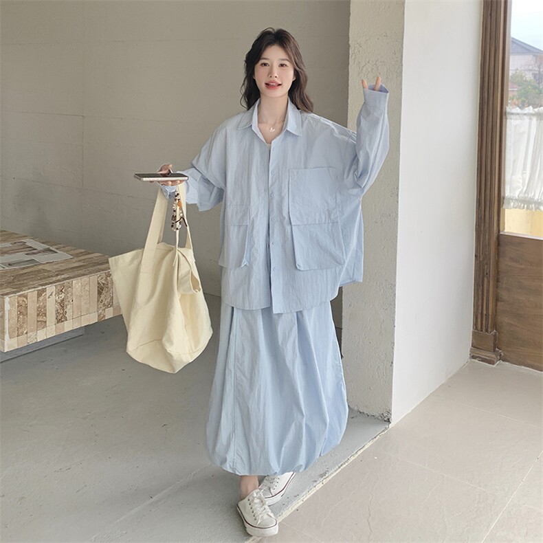 韩版衬衣半裙661-P175-K258,女装套装/套裙,2C108