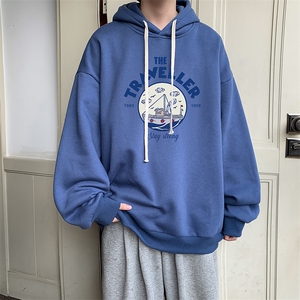 连帽卫衣男大码胖子帽衫大号运动服WY2410-P35图片