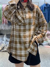 2022秋季新款时尚大方显瘦气质宽松百搭衬衫，女装衬衫，L·H·X