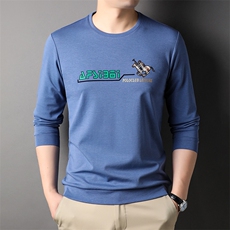 AG3960钱塘2020-3长袖T桖春秋薄款圆领男士高档打底衫P47，男装T恤，钱塘207-3