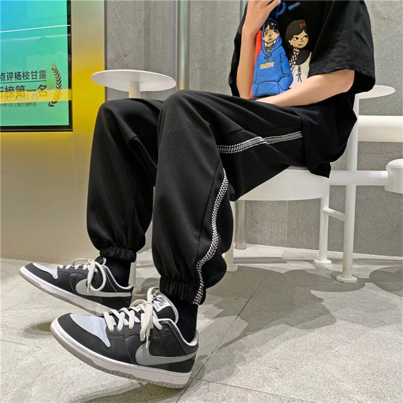 2023夏季新款韩版宽松休闲裤子百搭运动束脚裤K2871-P33,男装休闲裤,星座512-2