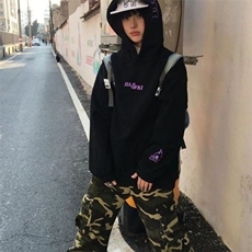 5209-P55新款宽松刺绣潮牌卫衣外套薄款/加绒，女装卫衣/绒衫，星座617A-2