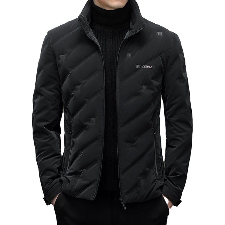 中年男立领羽绒服男冬季中年男爸爸冬装休闲款外套YLS2103-P250,男装羽绒服,电商B212（原钱塘6029）