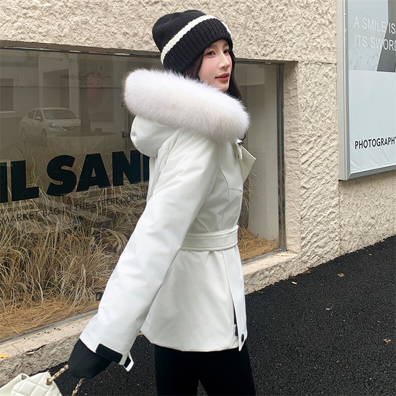 【】加厚保暖冲锋衣羽绒服狐狸毛领2B153/023/P425/K505,女装羽绒服,2B153