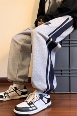 KP611P50港风休闲裤男宽松直筒拖地裤束脚裤卫裤，男装休闲裤，星座1204-3