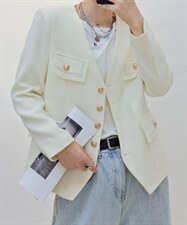 【现货]】秋季新款韩版休闲小香风风外套，其它，那简