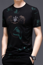 短袖T恤男夏季新款男士圆领中青年纯色时尚潮流简约半袖上衣，男装T恤，电商B212（原钱塘6029）