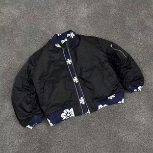 美式复古提花高级感棒球服外套女宽松潮牌痞帅飞行员夹克 P20-P75图片