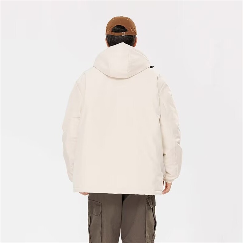 美式冲锋衣潮流棉衣男女情侣棉服冬季连帽外套MY746-310B-1P75,男装棉衣,星座310B-1