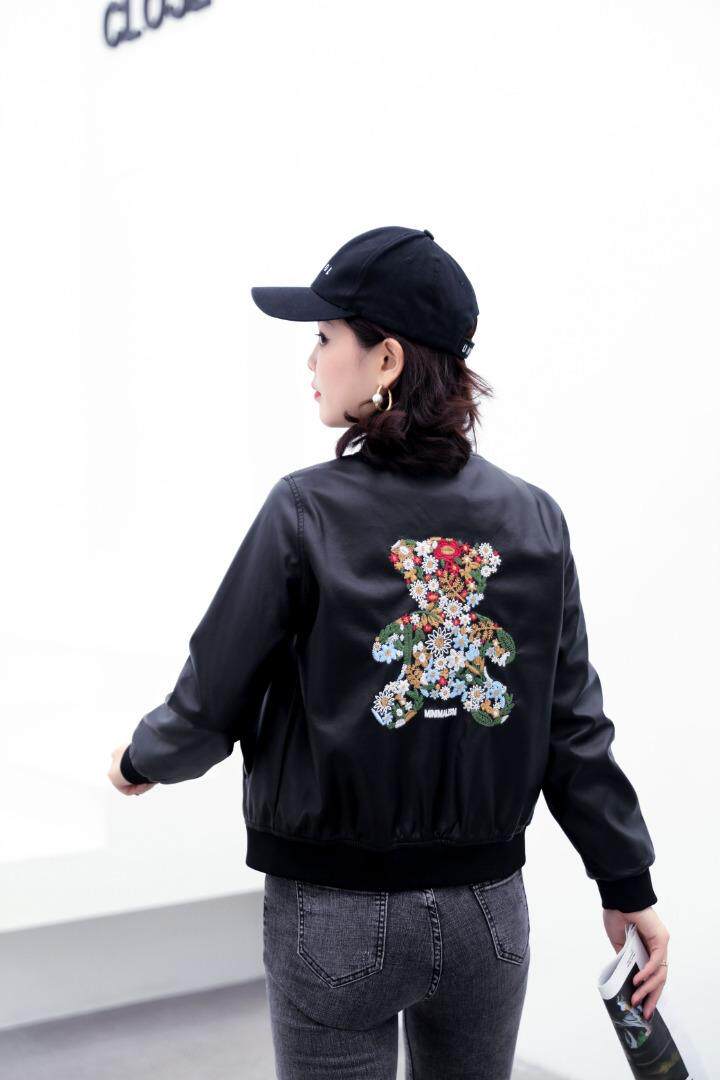 皮衣，女装皮衣，欧麦妮