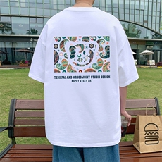 T699夏季新品短袖t恤纯棉运动体恤衫oversize大码透气舒适男装，男装T恤，星座304A