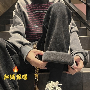 秋冬加绒加厚灯芯绒休闲裤 KK375 特P45加绒55图片