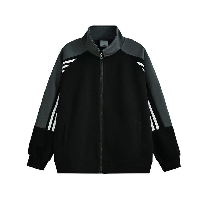 重磅boxy全棉500克拉链立领卫衣短宽加绒奥粒绒外套RH5362JR-P65,女装短外套,星座610B-1