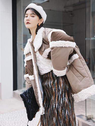 棉衣，羽绒服两个版本，女装棉衣/棉服，YOUER DENG