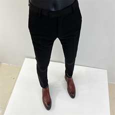 春季西裤男修身直筒高级感商务休闲裤男士裤长裤BK910—P55，男装西裤，电商B368