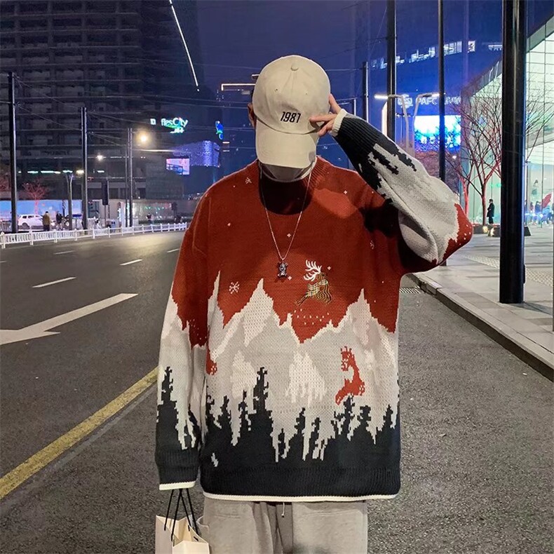 毛衣男冬季韩版潮流圆领毛衣MY93P42,男装针织衫/毛衣,星座1116-2