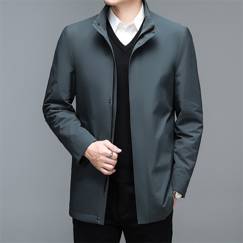 AH22080钱塘2020-3中年男士商务休闲春秋季简约夹克外套P190图片