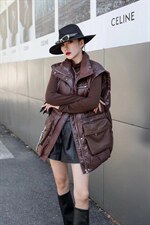 2021新款马甲设计款羽绒服，女装马甲，优彩