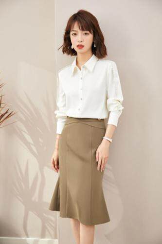 2021秋季新品特种工艺绣气质通勤衬衫，女装衬衫，秋子丰色(3F)