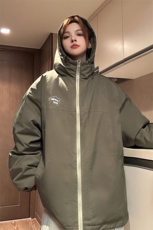 中性！冬季新款港风防水棉衣美式宽松情侣装棉服外套女23083-P118，女装棉衣/棉服，电商C213(原B265)