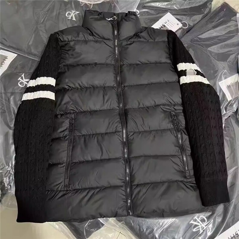 1506/QMY8880/P92新款休闲针织拼接立领保暖排骨棉服,男装棉衣,星座1506
