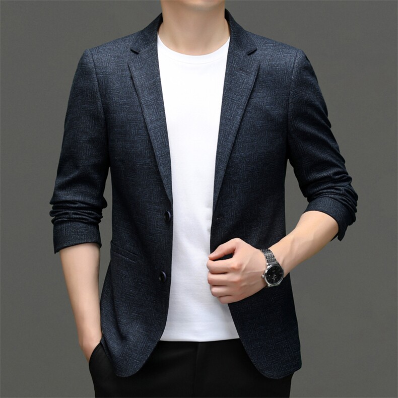 6618-1秋冬新款男士西服商务休闲男装通勤外套P143图片