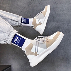 2021春季新款厚底高帮运动鞋男轻质休闲跑步鞋B253-Y311-P85，男鞋高帮鞋，星座814A（原电商B253）