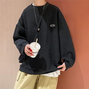 现货 卫衣男2021秋冬新款宽松韩版潮流百搭情侣上衣A   W2260-P30图片