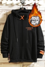 8XL-M2023冬季新款连帽高领加绒加厚卫衣男加肥加大码胖子控价98，男装卫衣，钱塘717(原712)