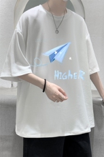 华夫格t恤男短袖男大码五分袖大皂风HT73270-P22，男装T恤，电商A040