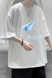华夫格t恤男短袖男大码五分袖 大皂风 HT73270-P22图片