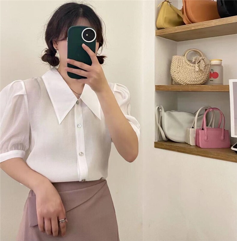 小衬衫4色2码，女装衬衫，SYH