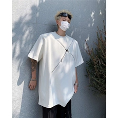 1506/QSD1010/P49短袖t恤男潮牌夏季宽松网红潮流ins简约印花上衣，男装T恤，星座1506