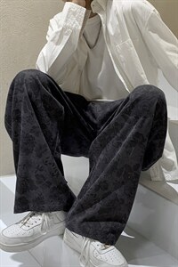 ND816TP50控价68男2024冬季新品ins潮牌休闲宽松直筒暗花阔腿裤，男装休闲裤，电商A102-1