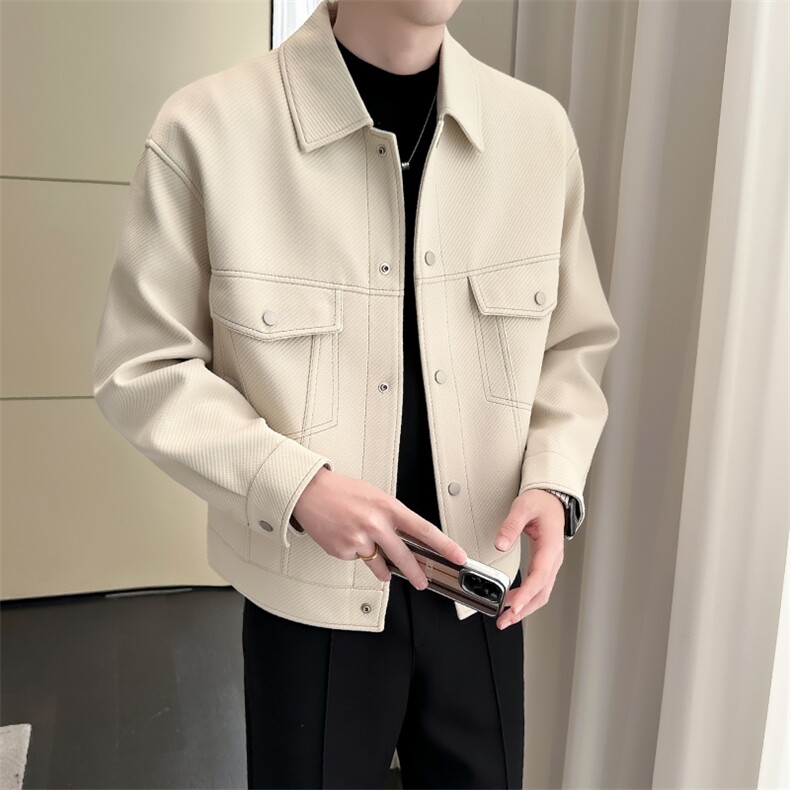 现货轻熟风2025秋季男明线工装斜纹夹克外套JK31P105控138,男装夹克,电商B276A