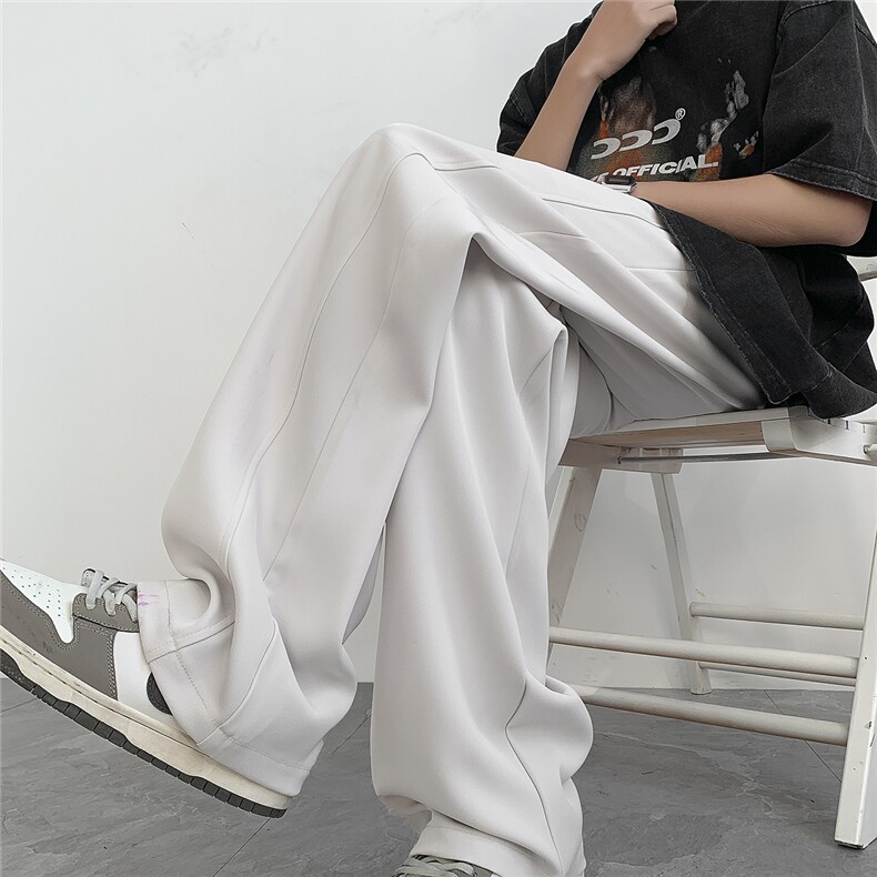 夏季垂感休闲裤男宽松小西裤D329-QM706-特P40-控68，男装西裤，电商D329