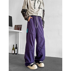 无氟防水户外轻量徒步软壳裤宽松直筒休闲长裤男工装裤GK4560-p48，男装休闲裤，星座302B-2