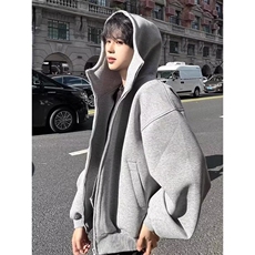 连帽卫衣男女新款春秋季休闲慵懒宽松开衫外套拉链上衣WF58，女装短外套，星座1116A（原606A-3）