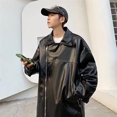皮衣春季外套男韩版青年情侣PU皮夹克机车服JK026-P63，男装夹克，星座308B-1