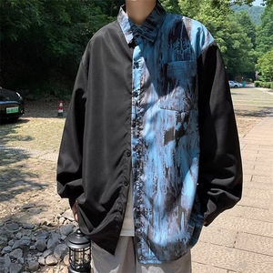 男秋季新款长袖衬衫外套 E2207 P38图片