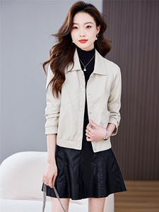 [盗图必究】皮衣外套女2024冬新款加绒加厚pu皮夹克短外套潮长袖图片