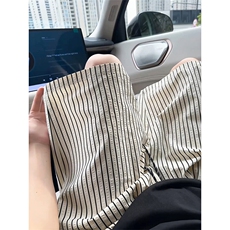 条纹美学撞色休闲百搭裤子时尚潮流复古街头短裤K776TP2548，男装休闲裤，电商A102B