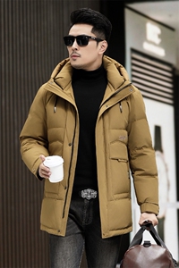 B38818钱塘2020-3冬季厚款时尚休闲简约中年男士羽绒服P295图片