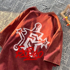 水洗锈红色