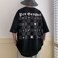 2025版权注册华夫格发泡印花短袖T恤A057-GT71-P40（限58），男装T恤，电商A057