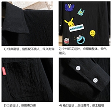QC58079-P45亚七分袖衬衫男大码五分袖衬衣男短袖，男装衬衫，电商A040A