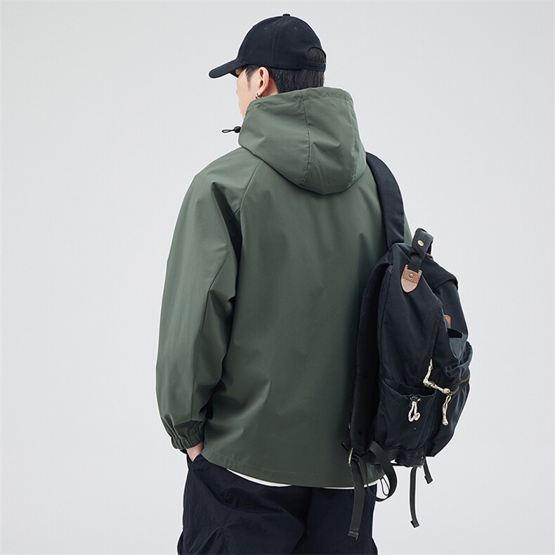 JK812-P65新款现货户外连帽夹克男冲锋衣外套,男装夹克,星座1204