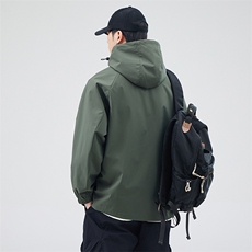 JK812-P65新款现货户外连帽夹克男冲锋衣外套，男装夹克，星座1204