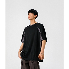 可二开速干运动美式篮球街头大码M-5XL短袖T恤男DX78017P45控75，男装T恤，星座226-2