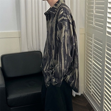 初秋现货印花衬衣男潮牌时尚衬衫A351-AC25616-特批p55控108，男装衬衫，电商A351